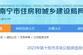 2023年南宁市第十批市本级公租房选房分配结果图片