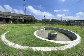 河南清末古建筑院内建了个“八卦太极池”？村支书回应：为了防火而修的蓄水池图片
