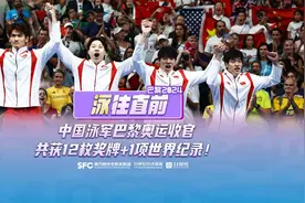 "泳"往直前，纪录刷新！中国泳军巴黎奥运共揽12枚奖牌+1项世界纪录图片