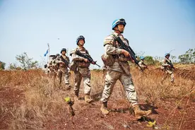 中国第11批赴南苏丹（朱巴）维和步兵营完成联合巡逻和武装护卫任务图片