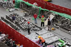 从善如流，海珠广场“搓板路”开始铺平图片