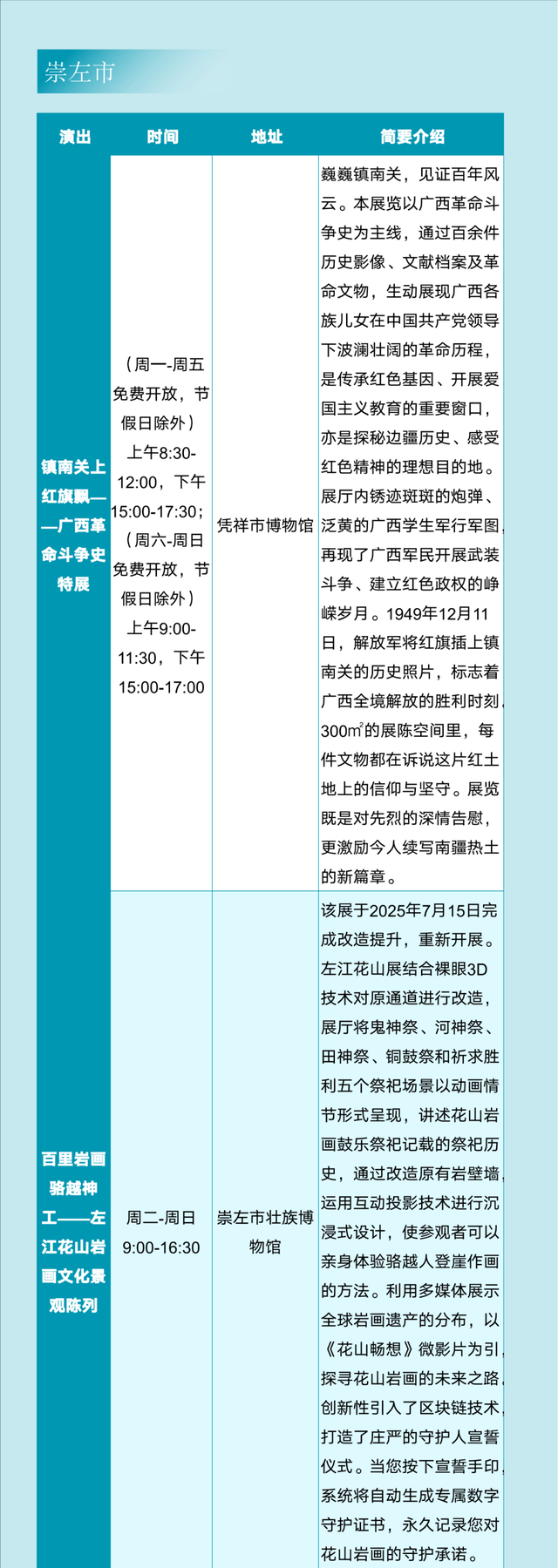 2025年9月热门演出、品质展览、休闲旅游信息丨一键游广西文旅资讯