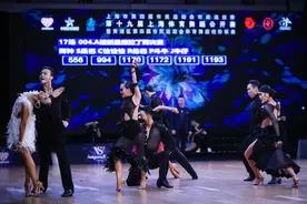 吸引全国80支代表队近1100名运动员角逐，第十九届上海体育舞蹈公开赛图片