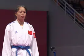 李巧巧夺得杭州亚运会空手道女子组手68公斤级金牌图片