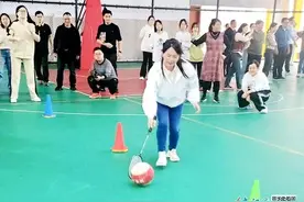 宜春市第一小学举行教职工趣味运动会（图）图片