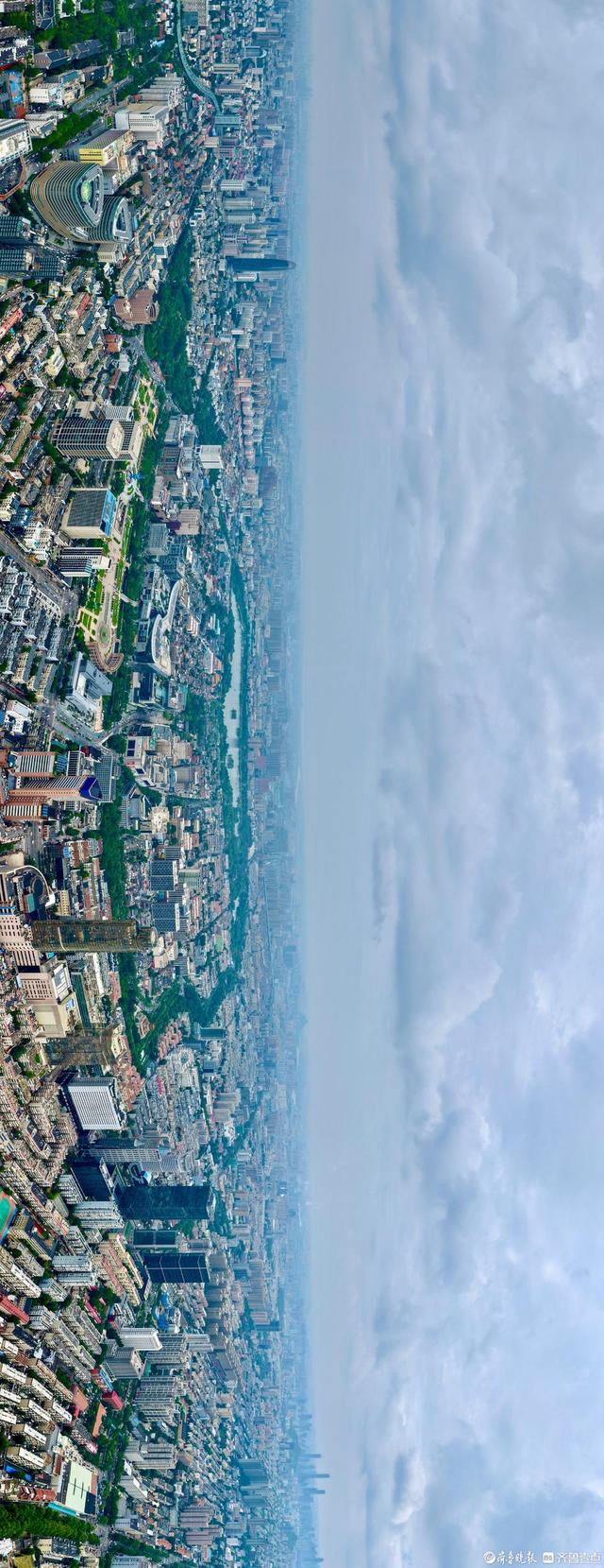 眺望俯瞰全景看，大明湖美景百看不厌