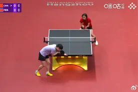 孙颖莎4比1卞松京 晋级亚运女单4强图片