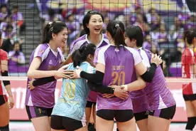 天津、上海会师女排超级联赛决赛图片