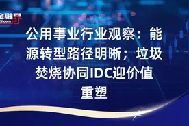 公用事业行业观察：能源转型路径明晰；垃圾焚烧协同IDC迎价值重塑视频封面