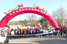 新洲区第一届登山大赛举行图片