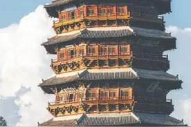 人民日报看山西 | 应县木塔：连接天空和大地的指骨图片