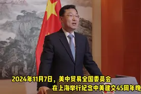 驻美大使谢锋在纪念中美建交45周年晚宴发表致辞图片