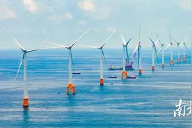 粤港澳大湾区首个百万千瓦级海上风电项目全容量并网图片