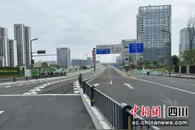 成都：商贸大道桥梁工程正式通车图片