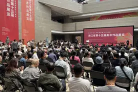美展现场｜五年一次的盛事，几百件作品装满浙江美术馆图片