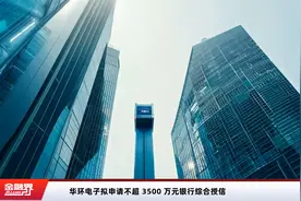 华环电子拟申请不超 3500 万元银行综合授信视频封面