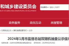 2024年1月北京市监督总站双随机抽查公示信息图片
