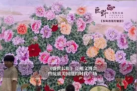 全国10张工笔牡丹画8张出自巨野，“一笔点国色”亮相文博会图片