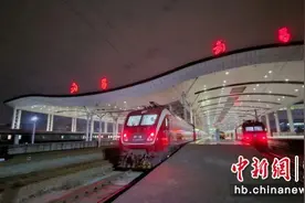 武汉春运首趟列车开往成都图片