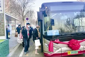 天津港保税区空港经济区：5条爱心班车投入运营 园区内职工可免费乘坐图片