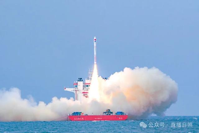 重磅！日照海上发射火箭！