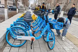 长春5.7万余辆共享单车4月1日投放 单车点位共计1.2万余处图片