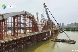 鹅城大桥主桥今天顺利合龙！计划年内通车图片