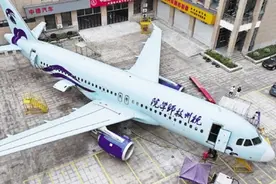 空客A320是教具 记者在杭州技师学院参与了场“豪横”的实训图片