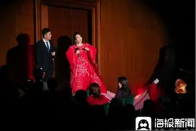 中国剪纸华服“凤穿牡丹”长袍亮相德国华人春晚，30多人手工制作一个多月完成图片