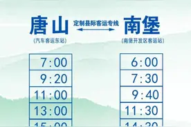 发车时间调整！涉及唐山这条定制县际客运专线→图片