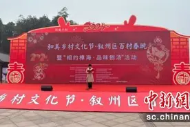 宜宾叙州百村春晚火热上演  群众家门口感受浓厚年味图片