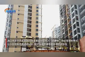 海口龙华区这个小区物业费缴费率高达95%！秘诀是什么？图片