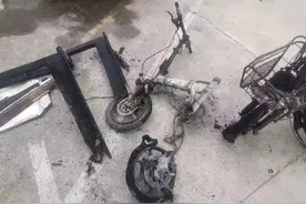 电动自行车电瓶入户充电引起火灾，拘留！图片