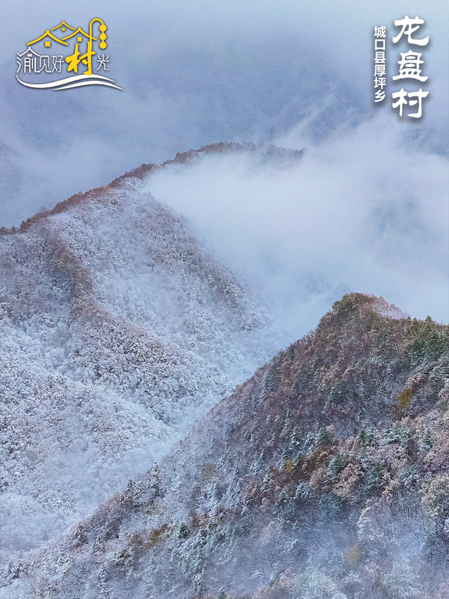 渝见好“村”光 | 城口龙盘村：感受纯净的雪域水墨画，人间值得！