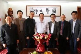 广东省中医药局看望国医大师禤国维周岱翰林毅图片