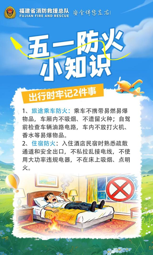 解锁“五一”好风光，这层防火Buff请叠满→