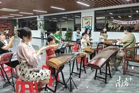 乐享温情时光，金沙街开展亲子古筝学习小组活动图片