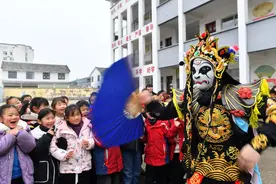 河南夏邑：校园非遗展演 滋润学生心田图片