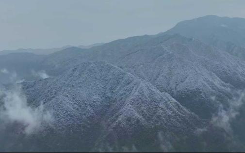 新宁：雪漫舜皇山红迹映初心