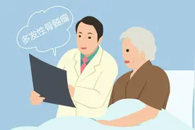 老人眼部红肿、眼球突出  原来是多发性骨髓瘤复发图片