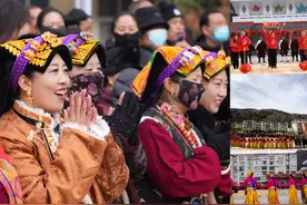 阿坝州黑水县载歌载舞闹新春图片