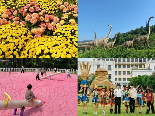 终于定了！2025南宁首届菊艺花海恐龙节来啦！