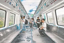 福州地铁滨海快线全线空载试运行图片