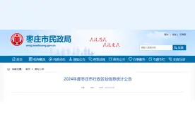 枣庄最新行政区划信息统计公告图片