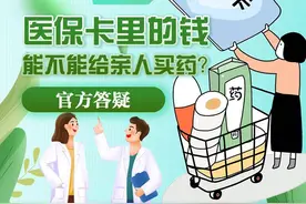 一图了然 ｜ 医保卡里的钱能不能给亲人买药？官方答疑图片