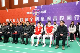 WCBA全明星校园行，燃爆星洲小学图片