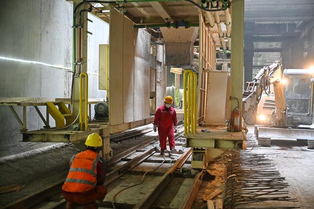 石家庄地铁5号线冬季施工有序推进