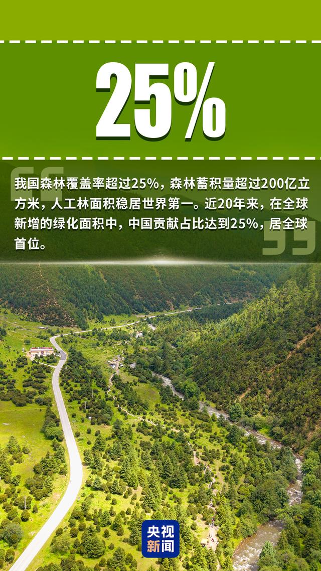 “数”看中国生态答卷
