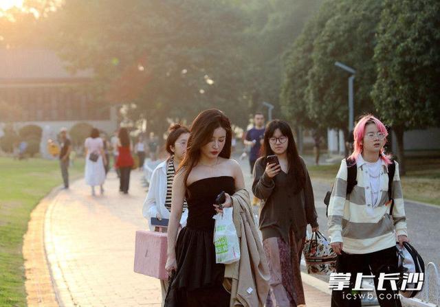 气温回升秋阳灿烂，湖南烈士公园成市民赏秋好去处｜组图