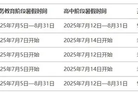 寒假来了暑假还会远吗？山东5市排出中小学2025年暑假放假时间图片